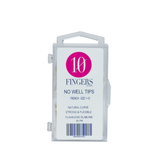 10 Fingers - French No Well Tips - 50pk