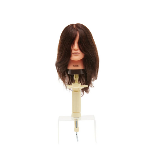 Angel Extensions Mannequin Training Head 100% Human Hair - Brown