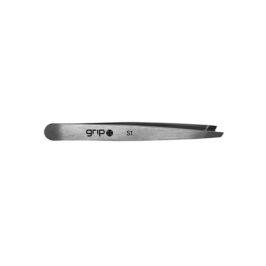 Grip® Tweezers Slanted Tip - Stainless Steel