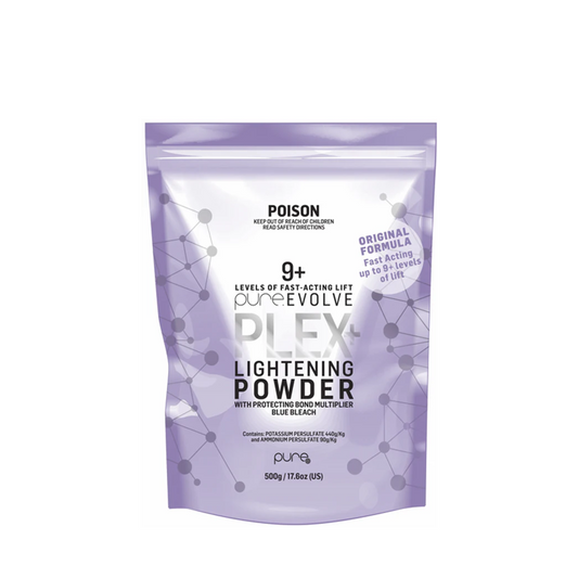 Pure Evolve Plex Lightening Powder 9 Levels Of Fast-acting Lift Blue Bleach 500g