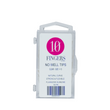 10 Fingers - Clear No Well Tips 50pk