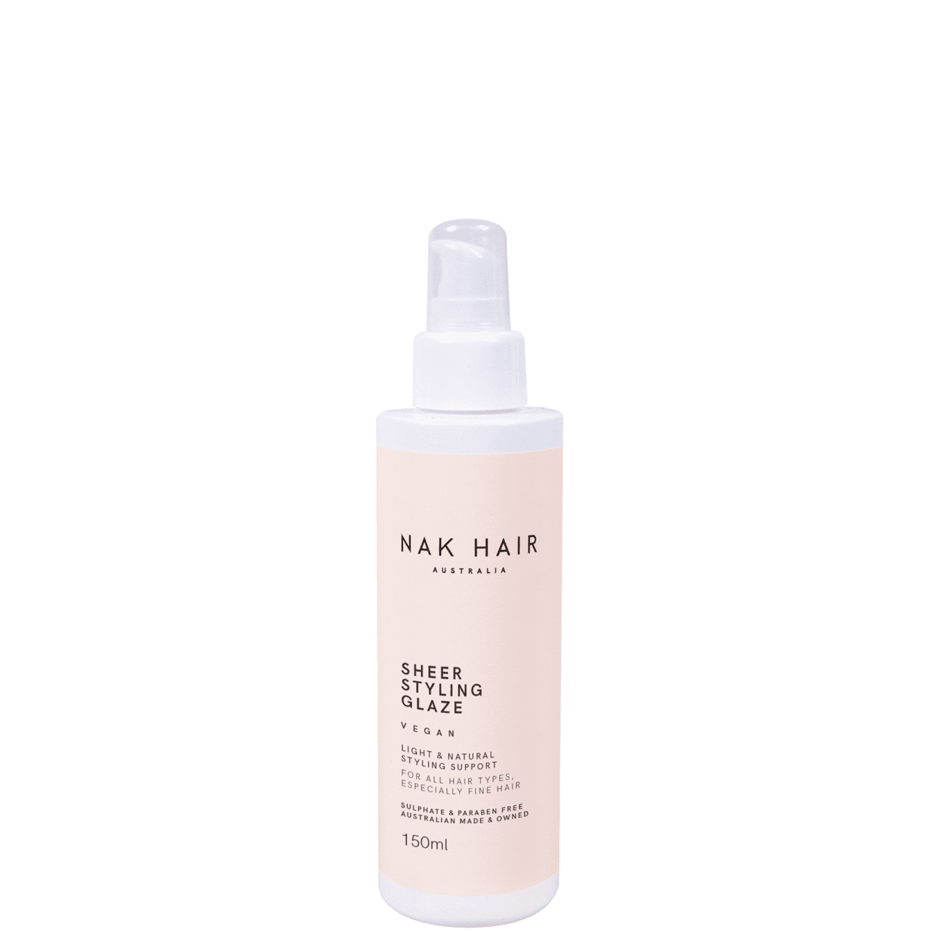 Nak Hair Sheer Styling Glaze 150ml