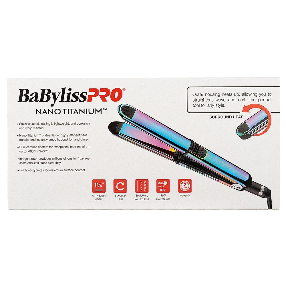 Babylisspro Nano Titanium Optima 3000 Hair Straightener Chameleon