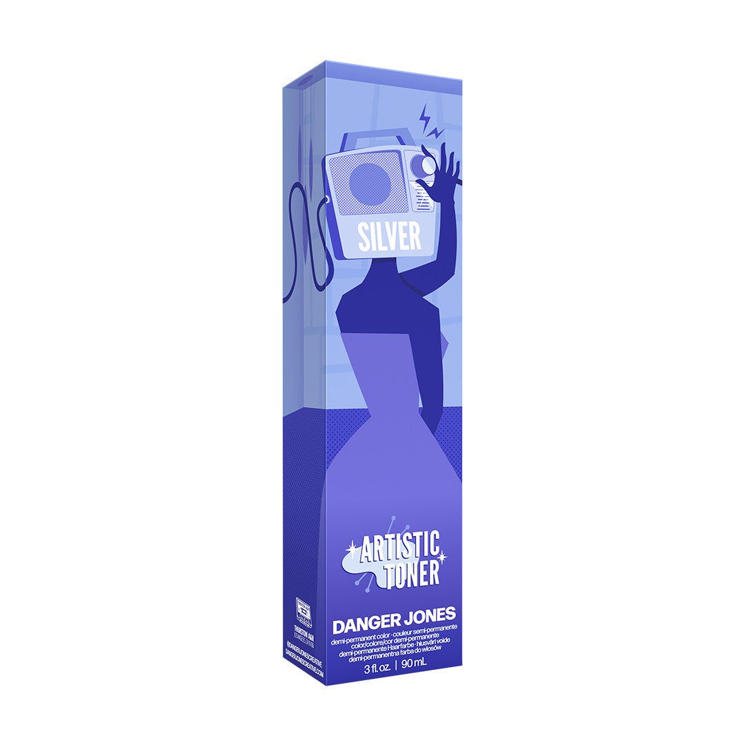 Danger Jones Demi-Permanent Artistic Toner 90ml - Silver