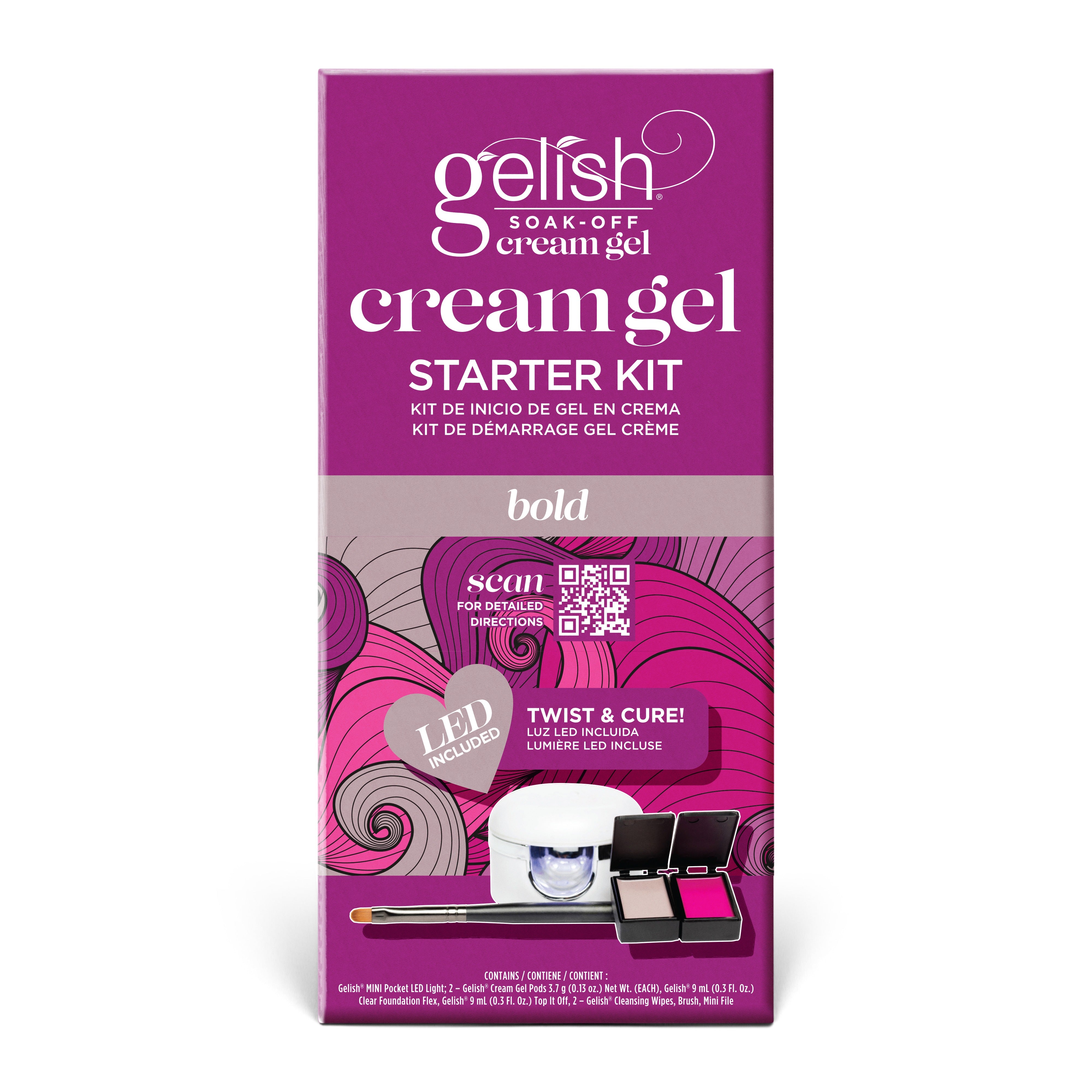 Gelish Cream Gel Starter Kit - Bold