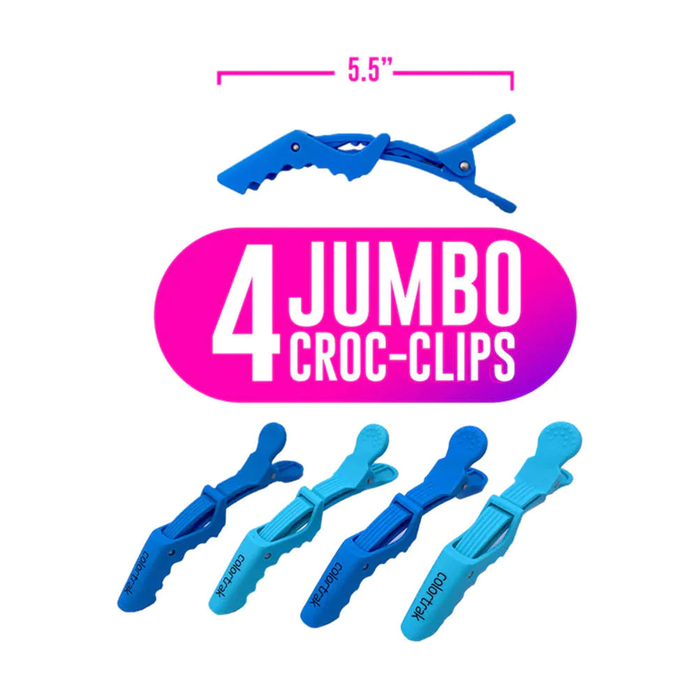 Colortrak Croc Clips Bucket (8 Regular, 4 Jumbo) - 12pcs