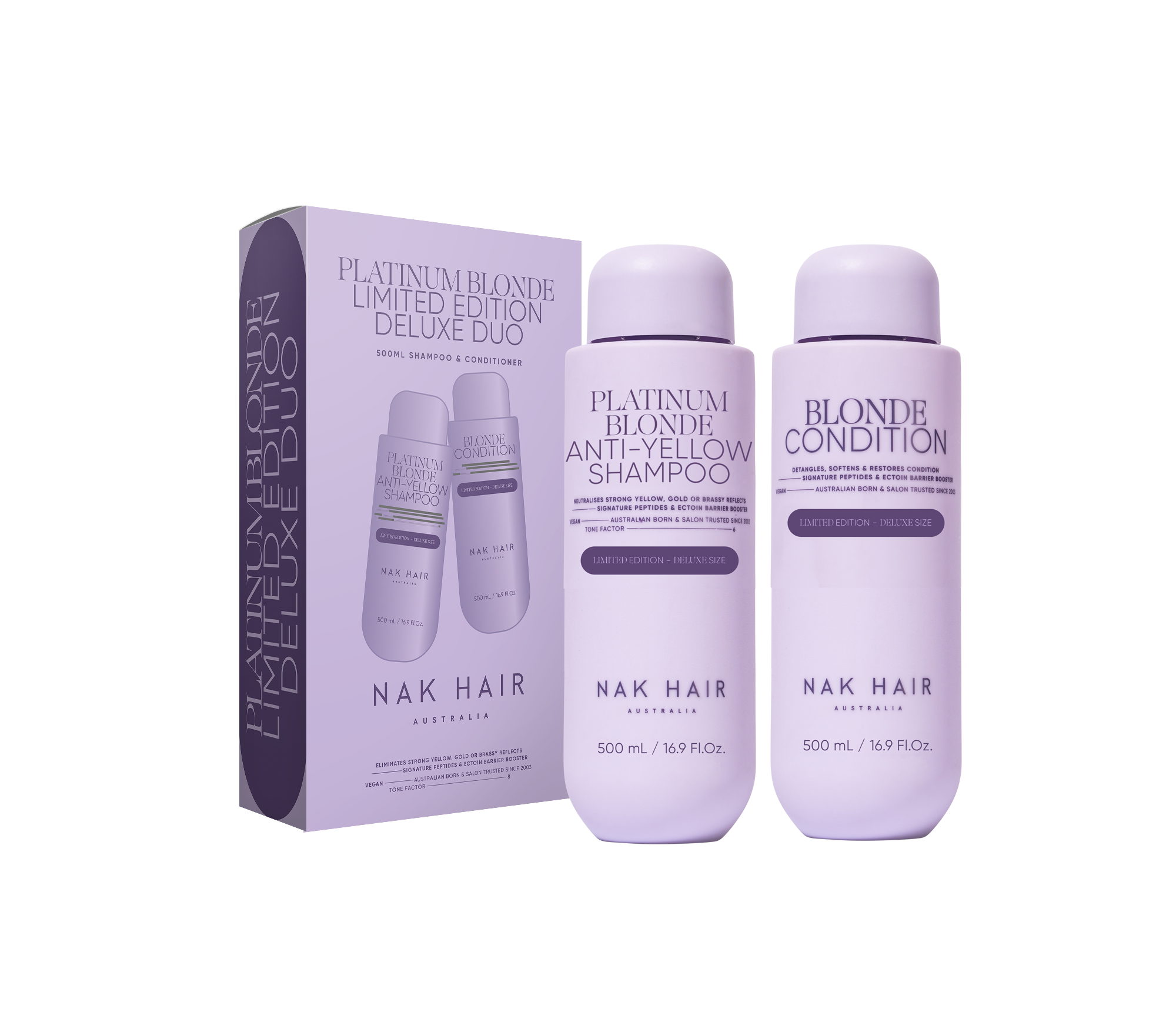 Nak Signature Limited Edition 500ml Duo - Platinum Blonde