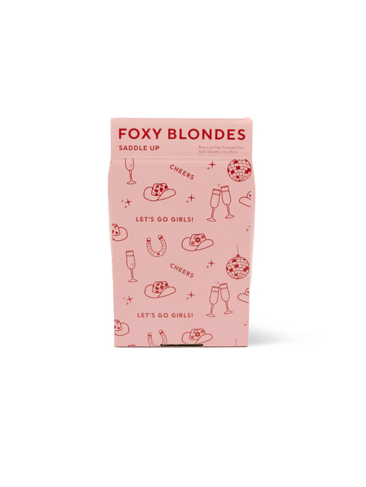 Foxy Blondes Flat Pack Foil - Saddle Up