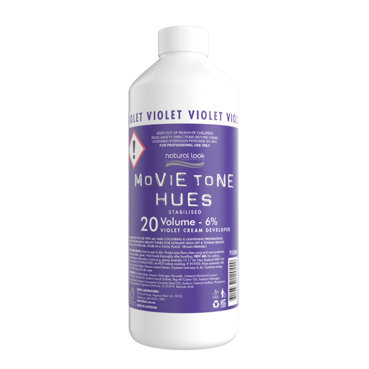 Natural Look Movie Tone Hues Violet Cream Peroxide 950ml - 20 Vol