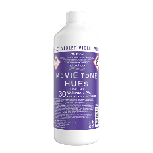 Natural Look Movie Tone Hues Violet Cream Peroxide 950ml - 30 Vol