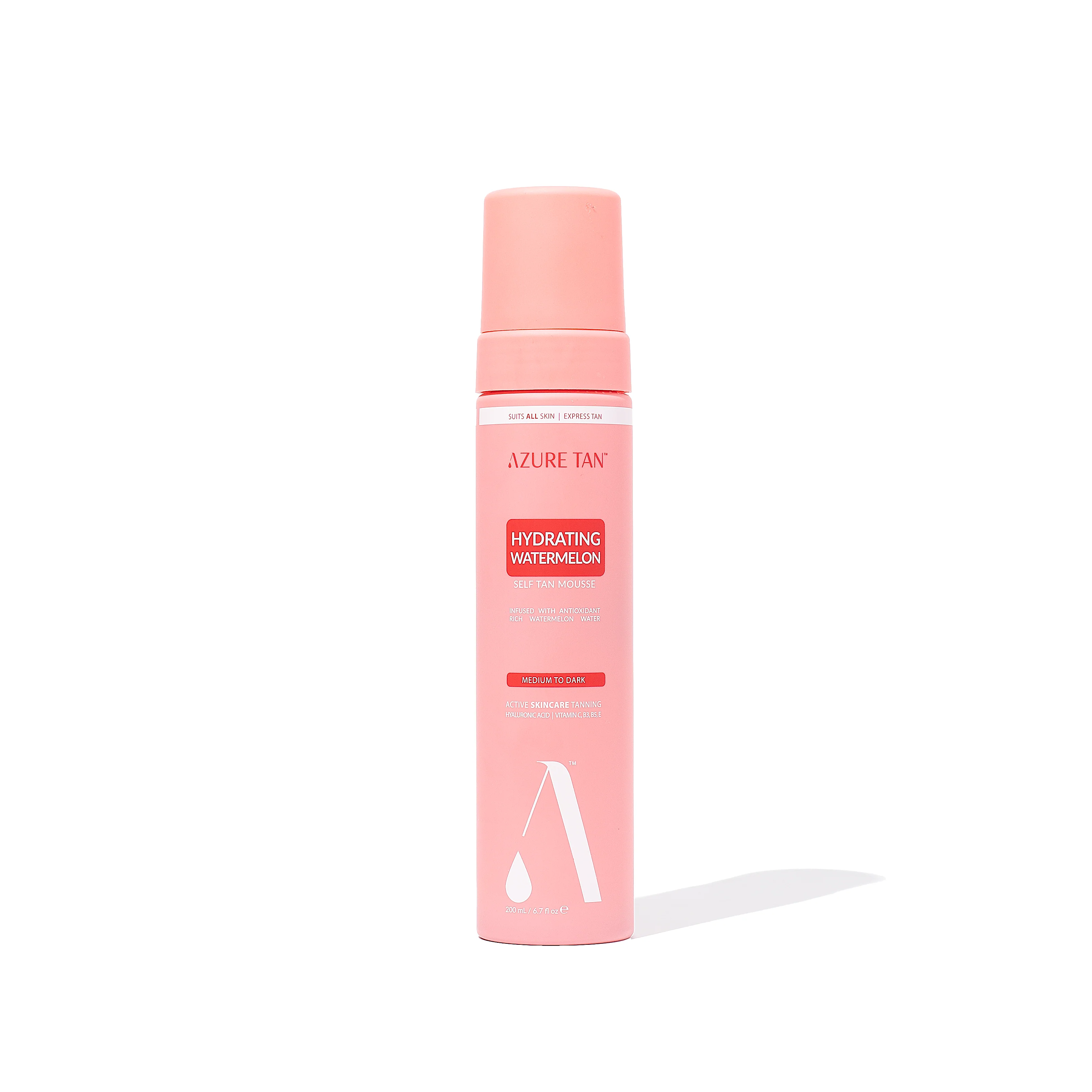 Azure Tan Self Tan Mousse 200ml - Hydrating Watermelon