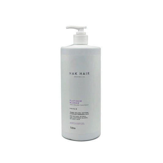 Nak Hair Platinum Blonde Anti-yellow Treatment - 1 Litre